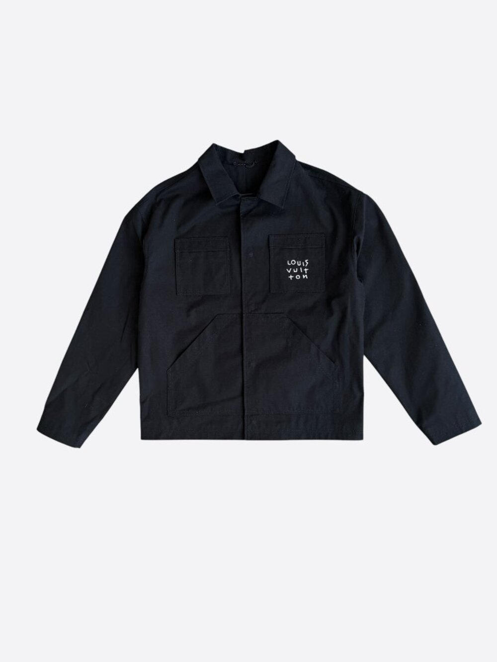 Louis Vuitton Black & White LV Spread Work Jacket